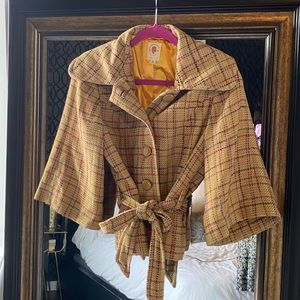 Tulle Crop Tweed Jacket